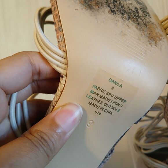 Kendall & Kylie Madden Girl Size 9 Reptile Print Women's Heels Danila READ - Picture 14 of 16